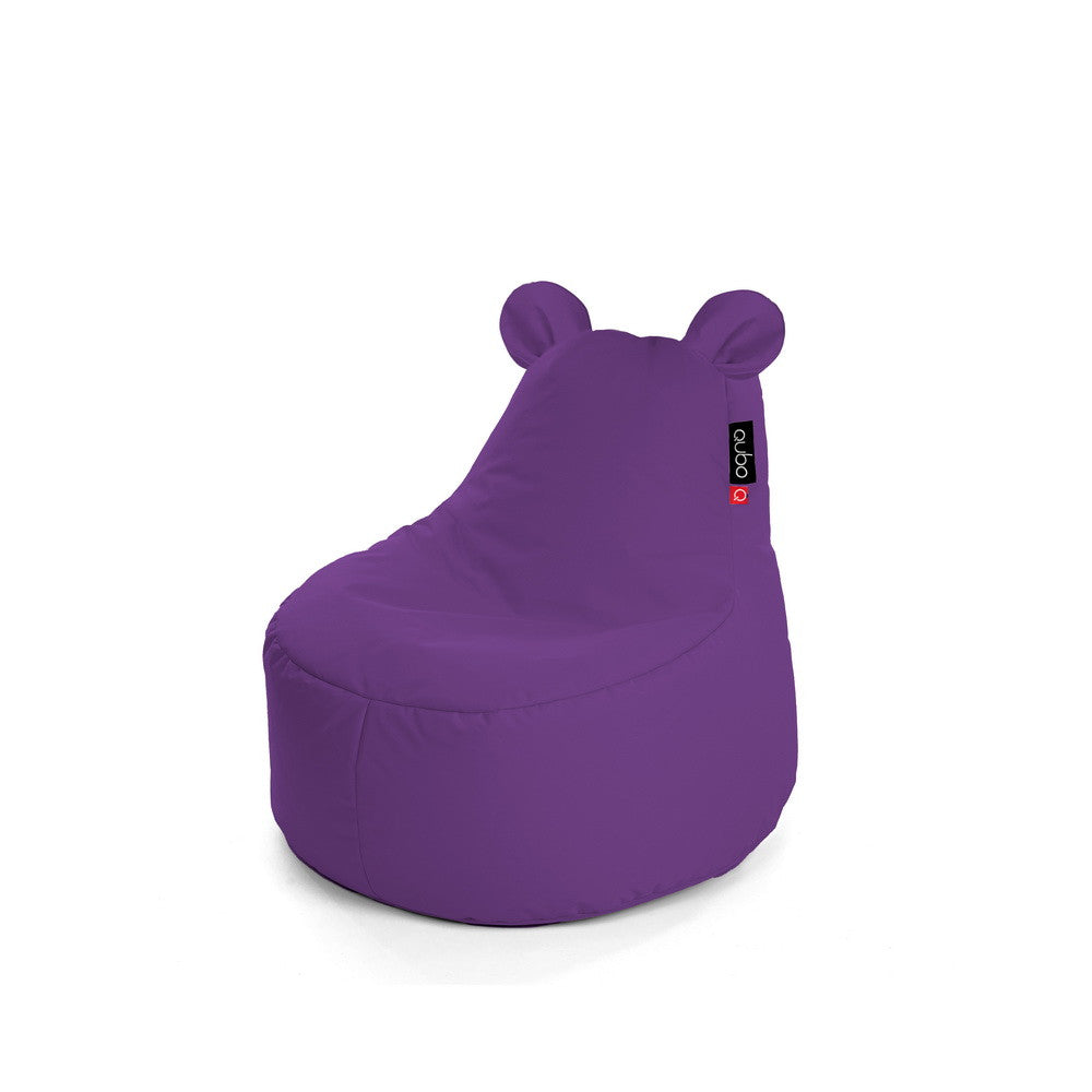 Qubo™ Teddy Plum POP FIT sėdmaišis
