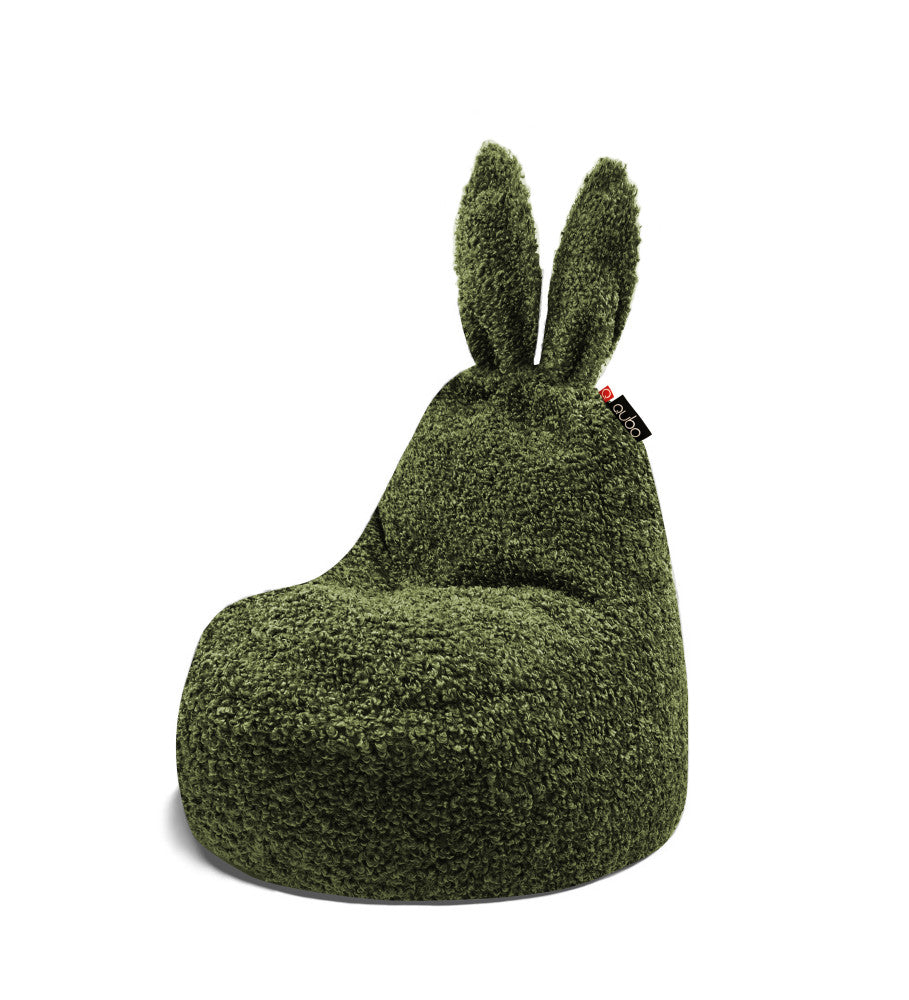 Qubo™ Baby Rabbit Bush FLUFFY FIT sėdmaišis