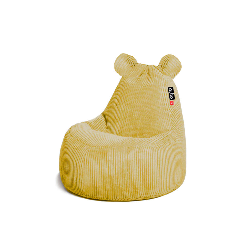 Qubo™ Teddy Gatsby gold FEEL FIT sėdmaišis