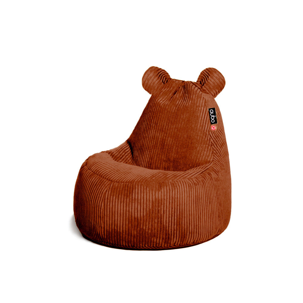 Qubo™ Teddy Cinnamon FEEL FIT sėdmaišis