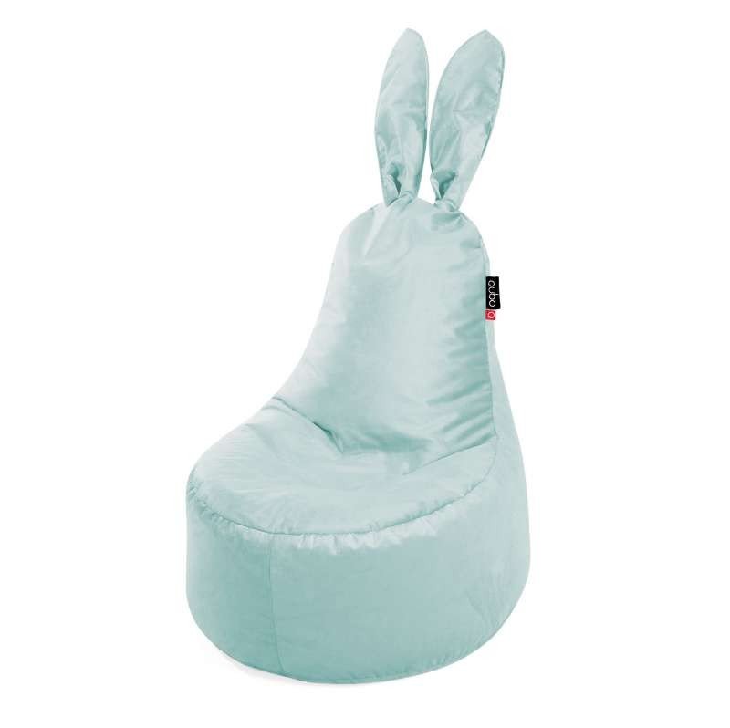 Qubo™ Daddy Rabbit Menthe VELVET FIT sėdmaišis