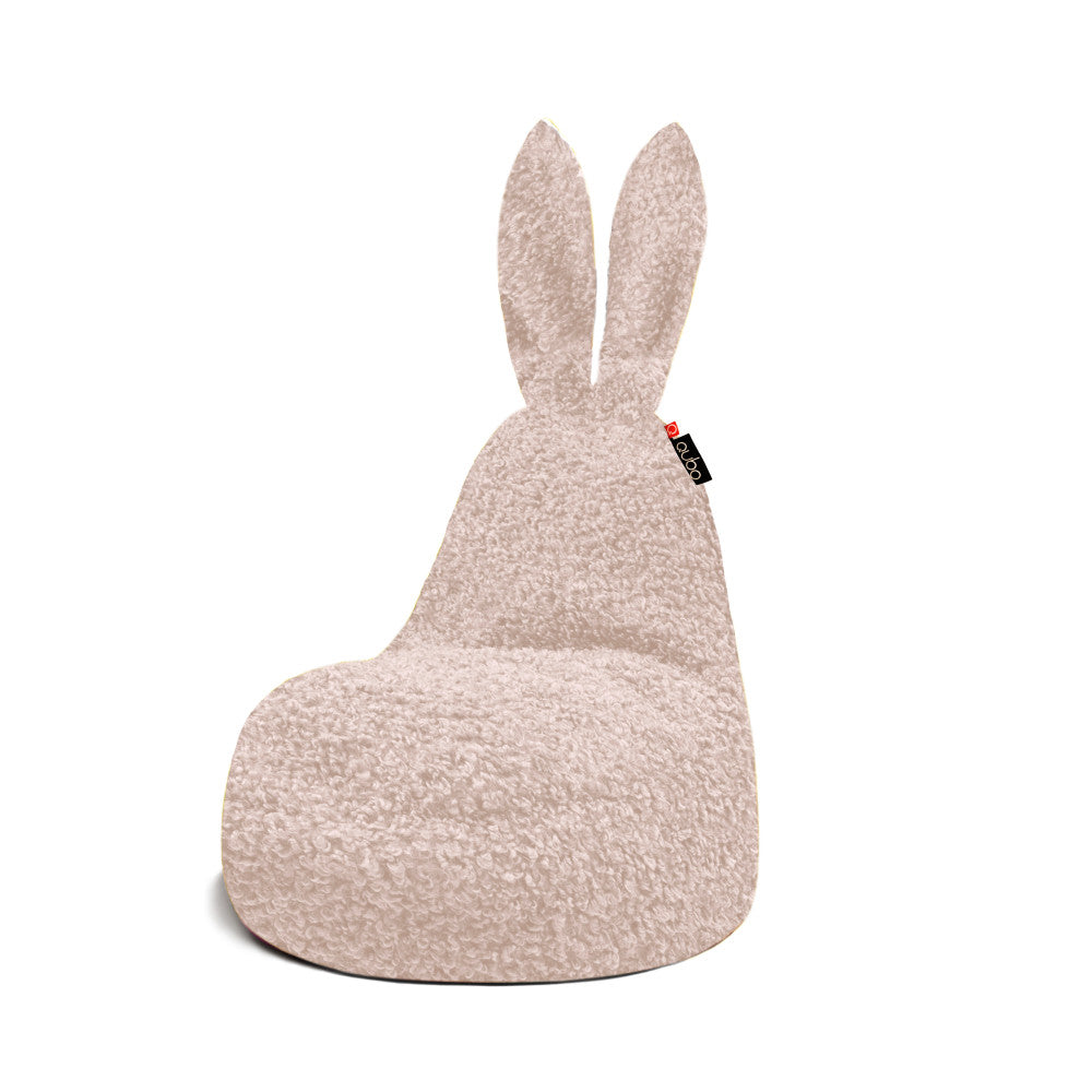 Qubo™ Mommy Rabbit Powder FLUFFY FIT sėdmaišis