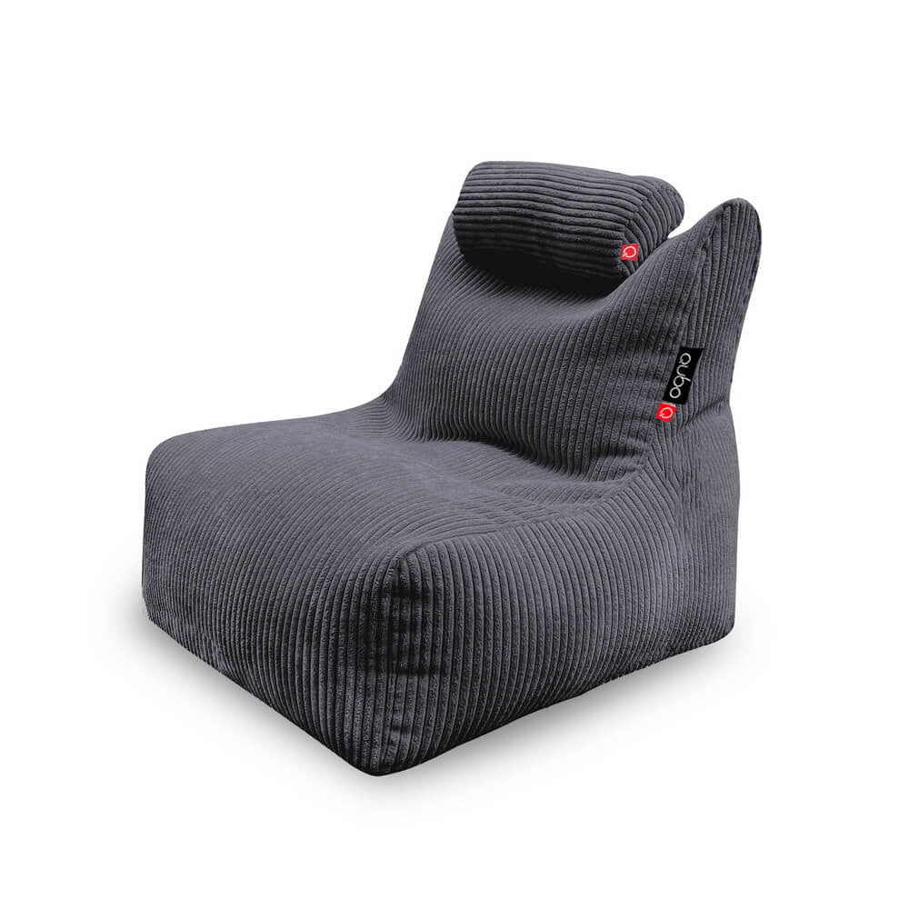 Qubo™ Mini Noa Silver VELVET FIT sėdmaišis