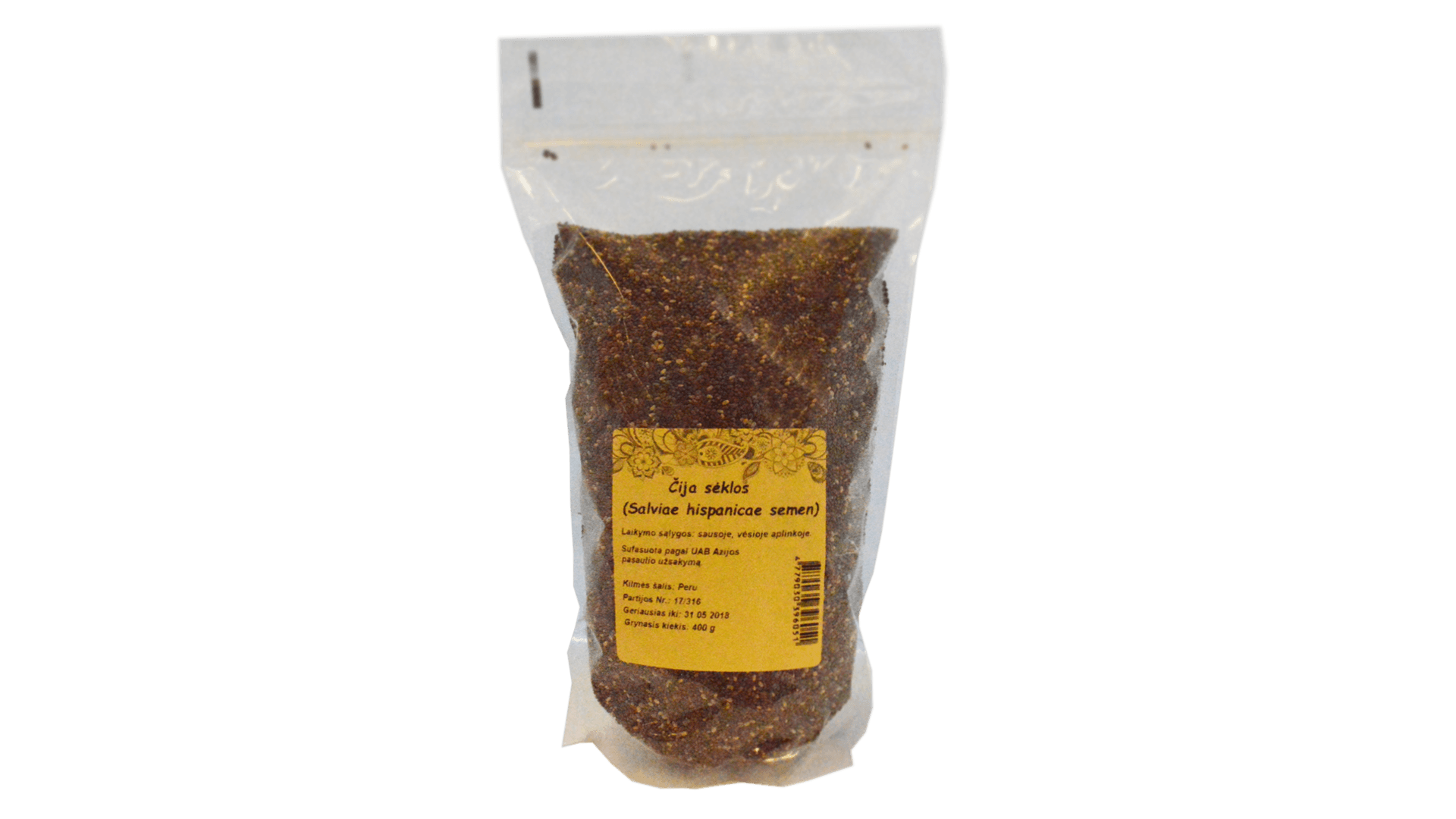 Ispaninių šalavijų (CHIA) sėklos, 300 g