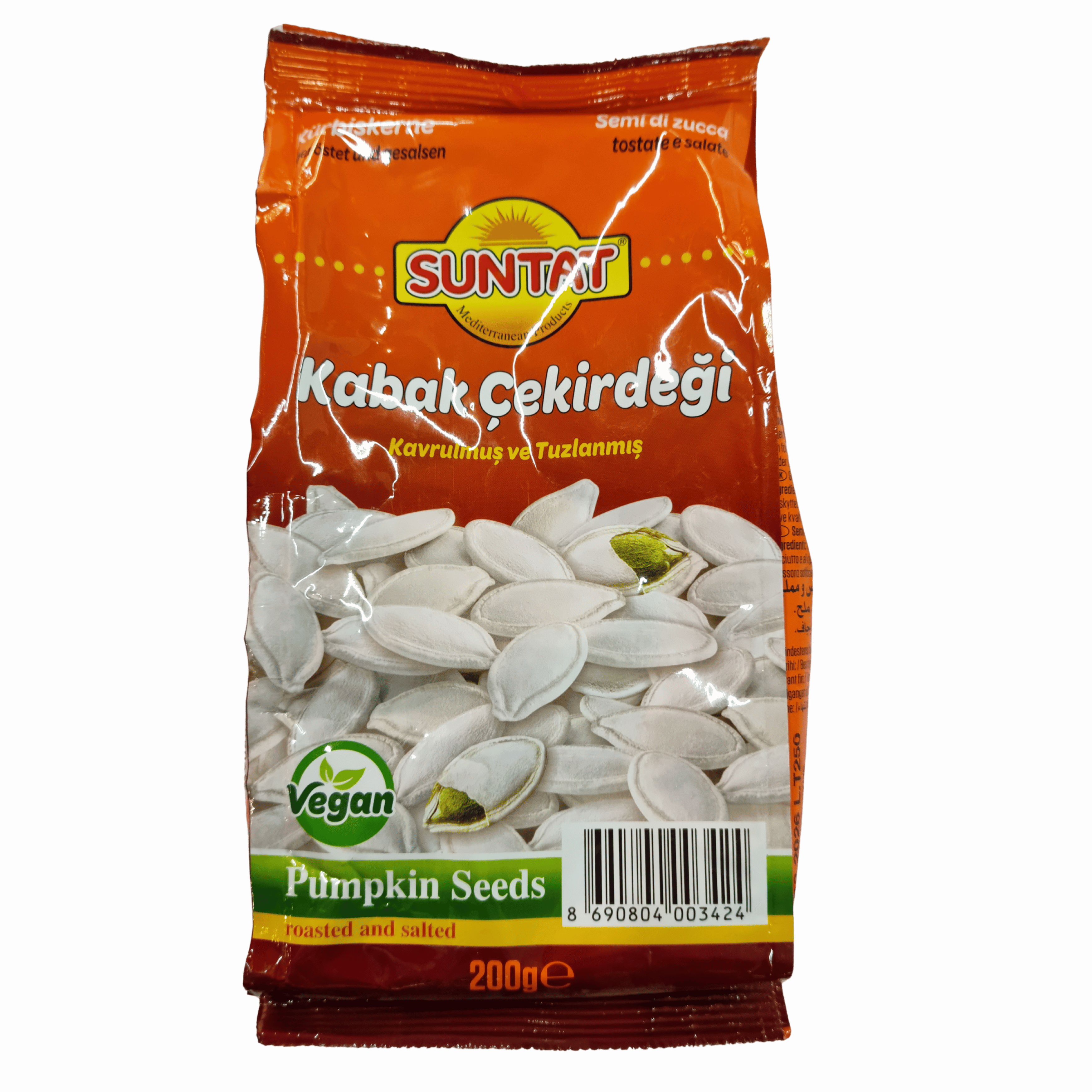 Skrudintos moliūgų sėklos su druska SUNTAT, 200 g