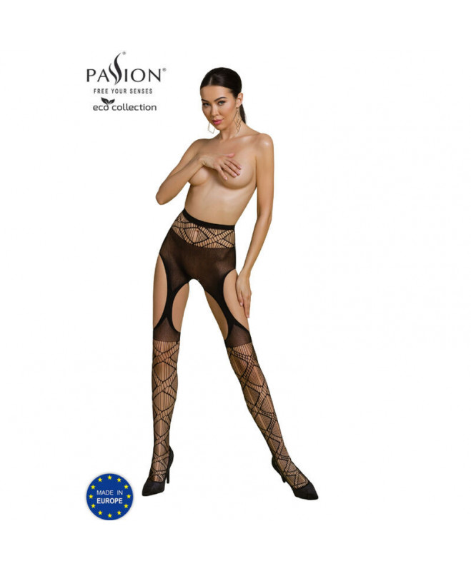 PASSION BODYSTOCKING ECO S005 : Dydis - Universalus, Spalva - BLANCO