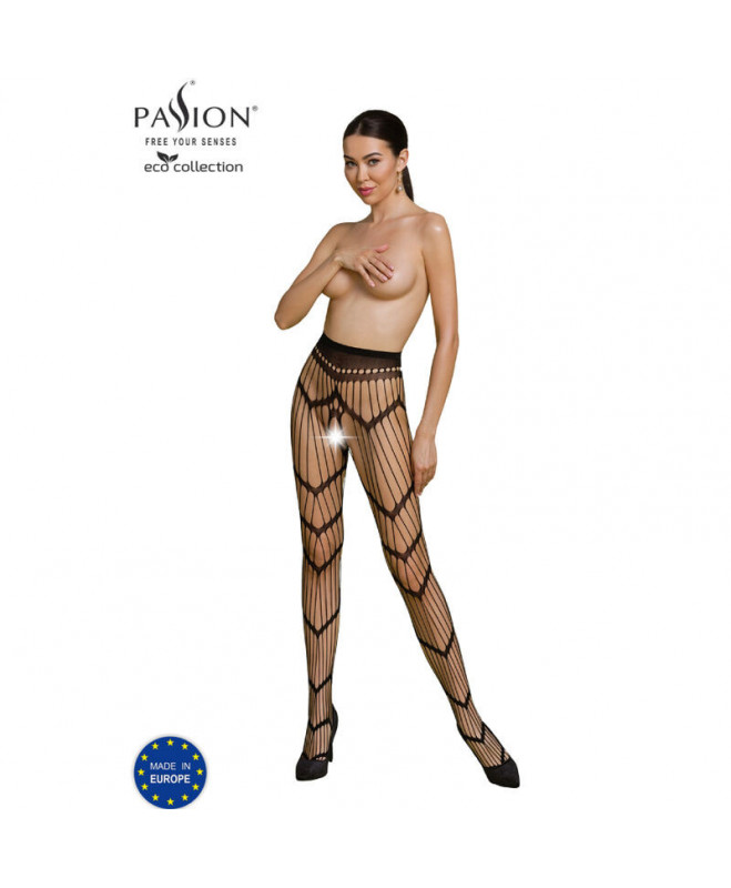 PASSION BODYSTOCKING ECO S006 : Dydis - Universalus, Spalva - Raudona