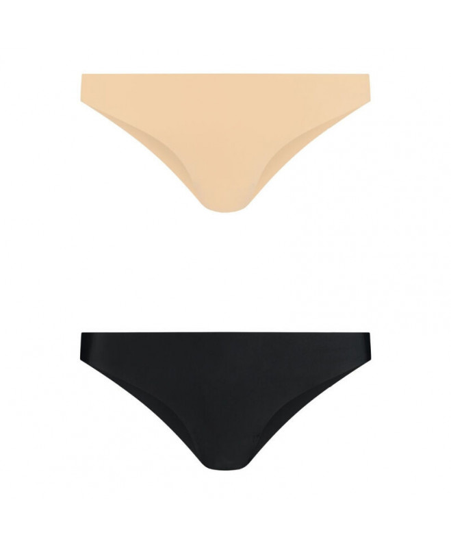 BYE BRA INVISIBLE BRAZILIAN 2 PACK : Dydis - M