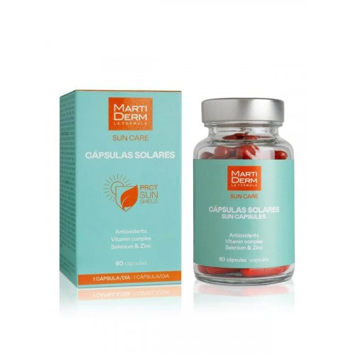 MartiDerm Solar Capsules Kapsulės nuo saulės žalos, 60vnt.
