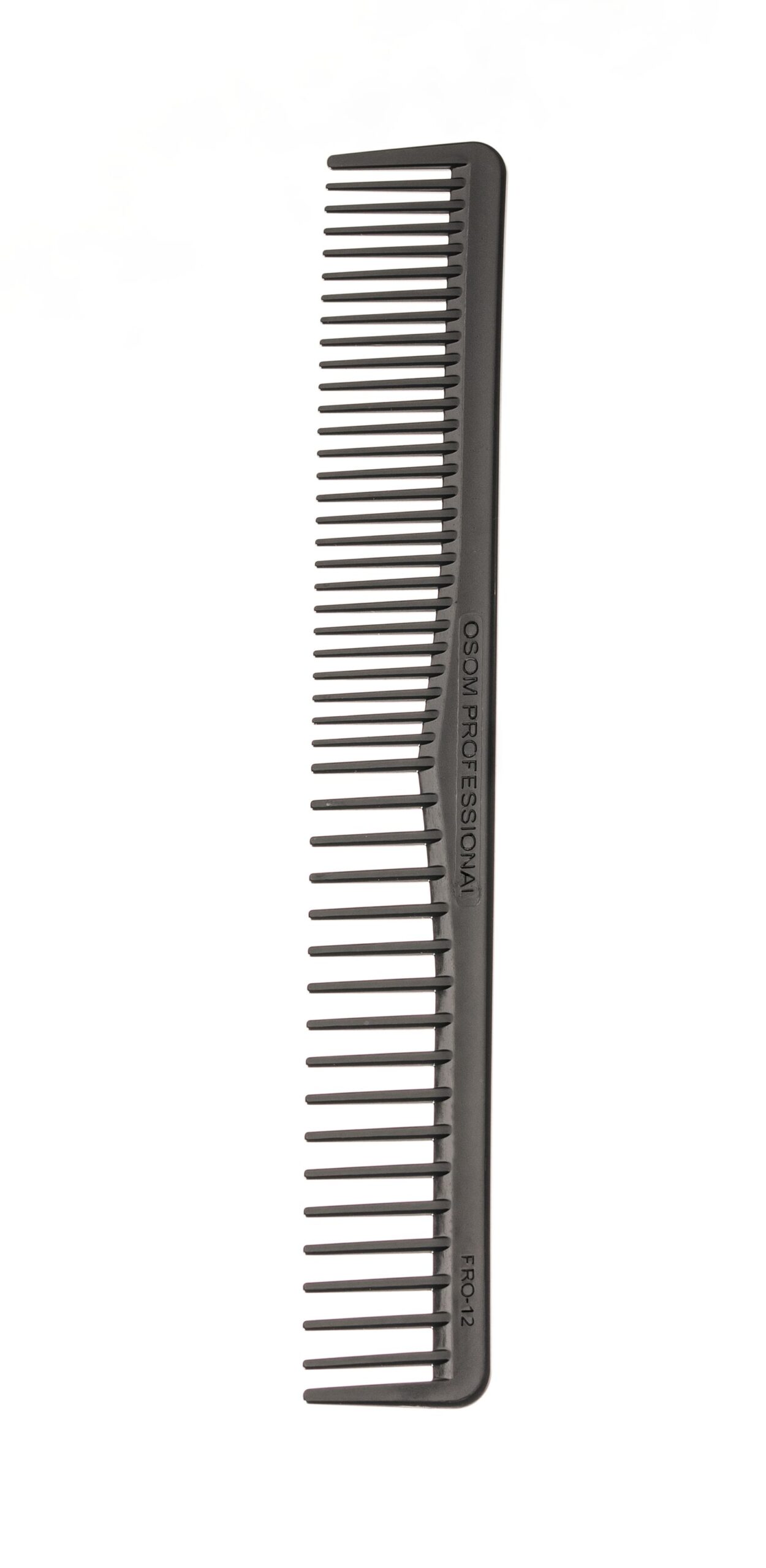 Plaukų šukos OSOM Professional Black Cutting Comb OSOMPRO12BLK, antibakterinės
