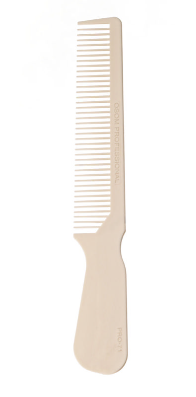 Plaukų šukos OSOM Professional White Cutting Comb OSOMPRO71WHT, antibakterinės