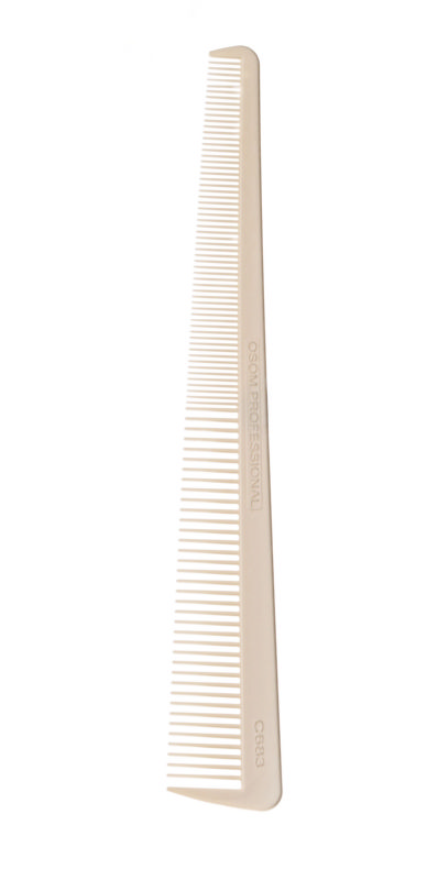 Plaukų šukos OSOM Professional White Cutting Comb OSOMPRO683WHT, antibakterinės