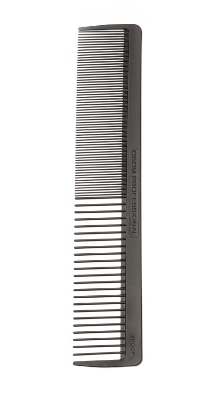 Plaukų šukos OSOM Professional Black Cutting Comb OSOMPRO30BLK, antibakterinės