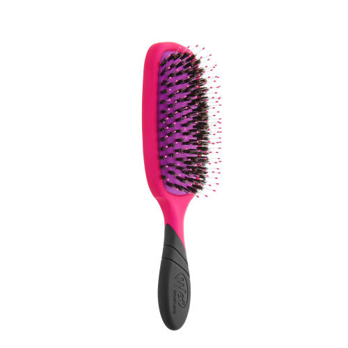 WetBrush Shine Enhancer Plaukų šepetys su natūraliais šereliais, Pink