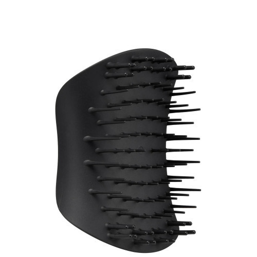 Tangle Teezer The Scalp Exfoliator & Massager Plaukų šepetys masažuojantis galvos odą, Onyx Black