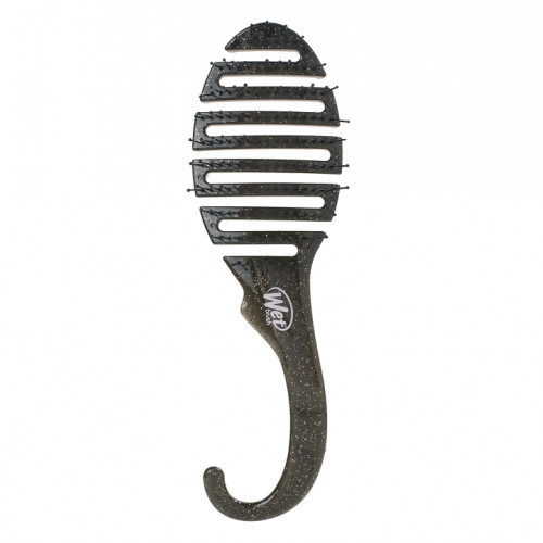 WetBrush Shower Detangler Plaukų šepetys šlapiems plaukams, Black Glitter