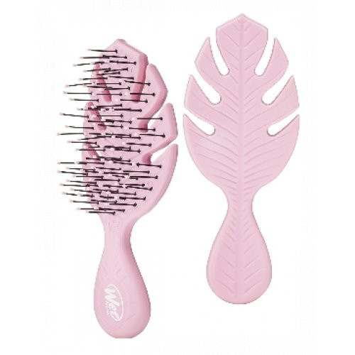 WetBrush Go Green Mini Detangler Plaukų šepetys, Pink