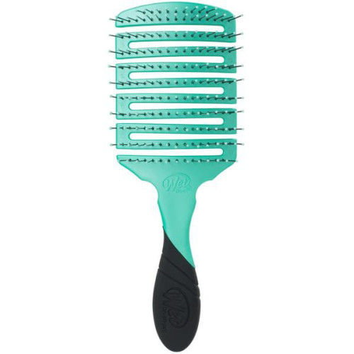 Stačiakampis plaukų džiovinimo šepetys WetBrush Pro Flex Dry Paddle Purist Blue