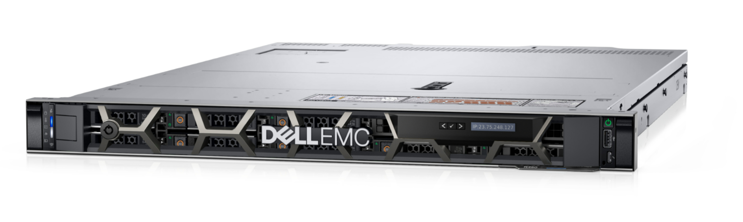 Dell PowerEdge | R450 | Rack (1U) | Intel Xeon | 1 | Silver 4310 | 12C | 24T | 2.1 GHz | No RAM, No HDD | Up to 8 x 2.5" | Hot-swap drive bays | PERC H755 | iDRAC9 Enterprise | Power supply 2x700 W | No OS | Warranty Basic NBD, 36 month(s)