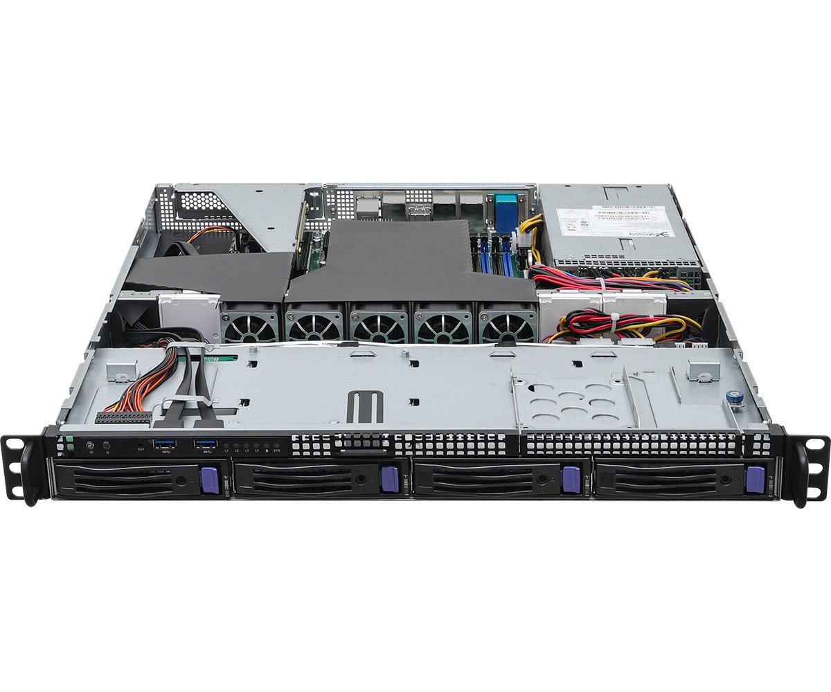 Asrock 1U4LW-B650/2L2T RPSU serverio platforma AMD B650 AM5 lizdas Stovas (1U)
