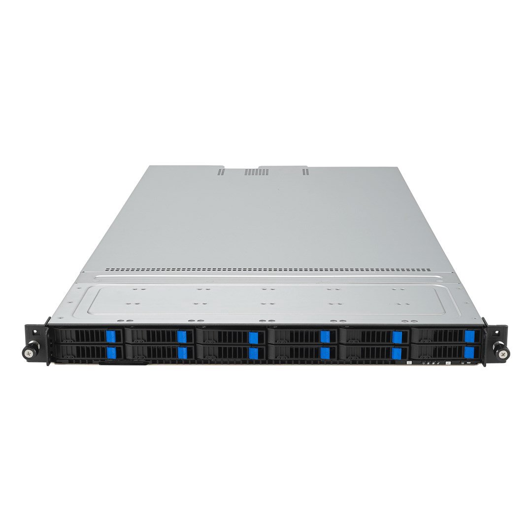Asus Rack (1U) RS501A-E12-RS12U AMD Epyc 9005/9004 platforma (12x NVMe/SATA HS, 2xM.2, 2x1Gbe, IPMI