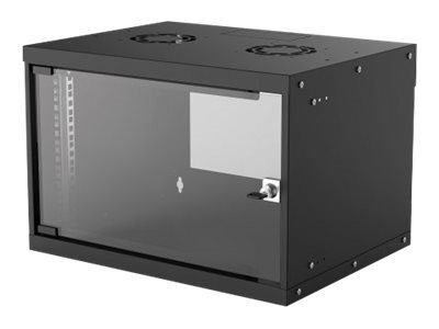 INTELLINET 19inch 48.26cm Basic Wallmount Cabinet 6U 353x540x400mm H x W x D IP20-Rated