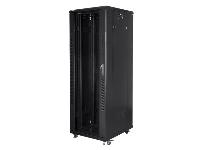 Pastatoma instaliacinė spinta Lanberg 19'' 37U/600x800mm juoda