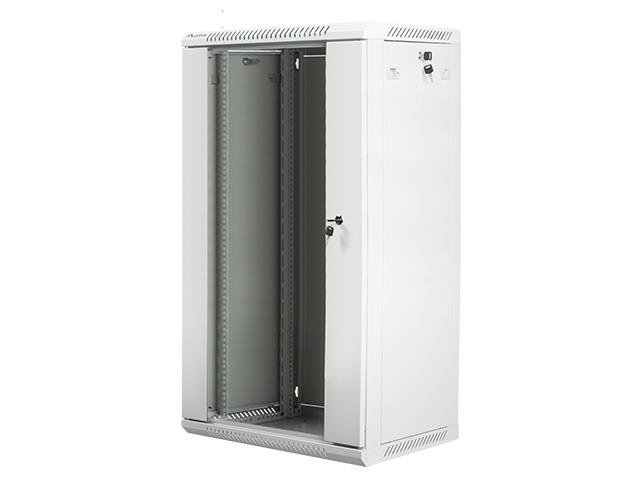 Pakabinama instaliacinė spinta Lanberg 19'' 22U 600x450mm pilka(stiklinės durys)
