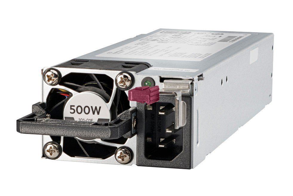 HPE 500W Flex Slot Platinum Hot Plug Low Halogen Power Supply Kit maitinimo blokas Pilka