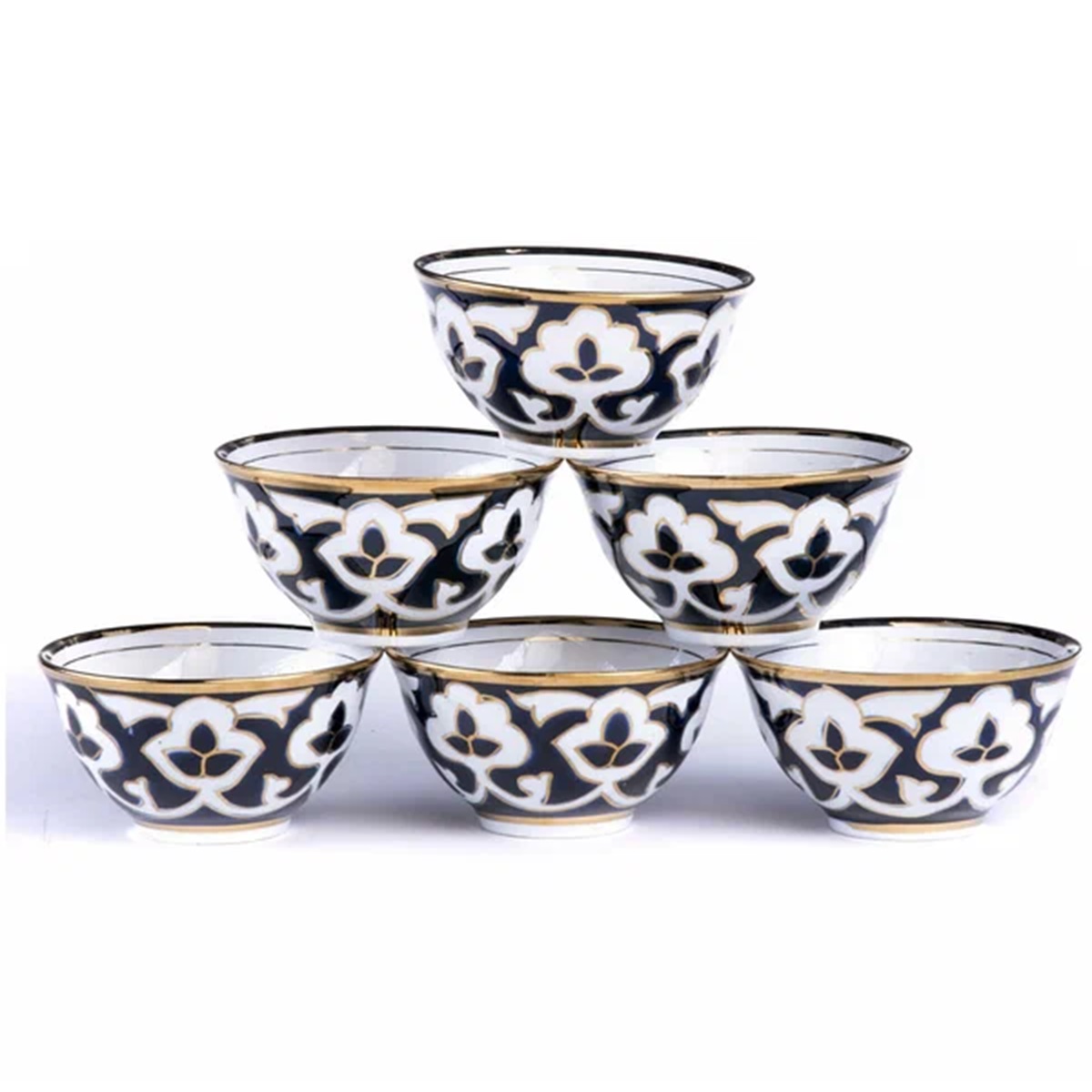 Piala uzbekiška (dubenėlis arbatai) «Pachta gul», 225ml  6 vnt