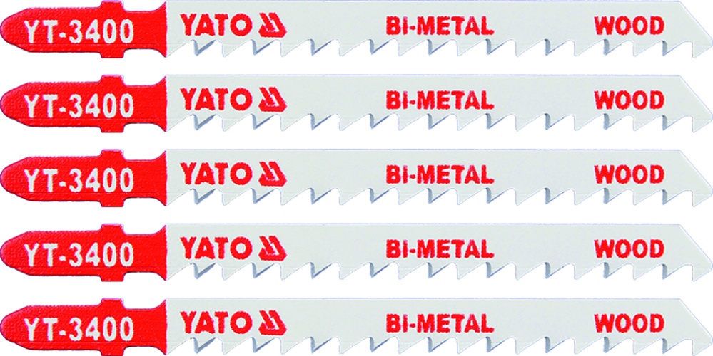 Pjūkliukai siaurapjūkliui 5vnt. 6 TPI / 4mm (medis) (YT-3400)