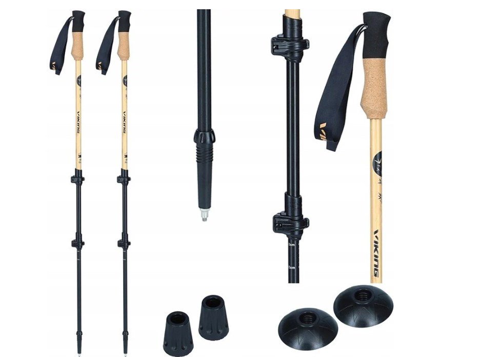 Viking Bamboo Pro Trekking Lenkai Brown 135