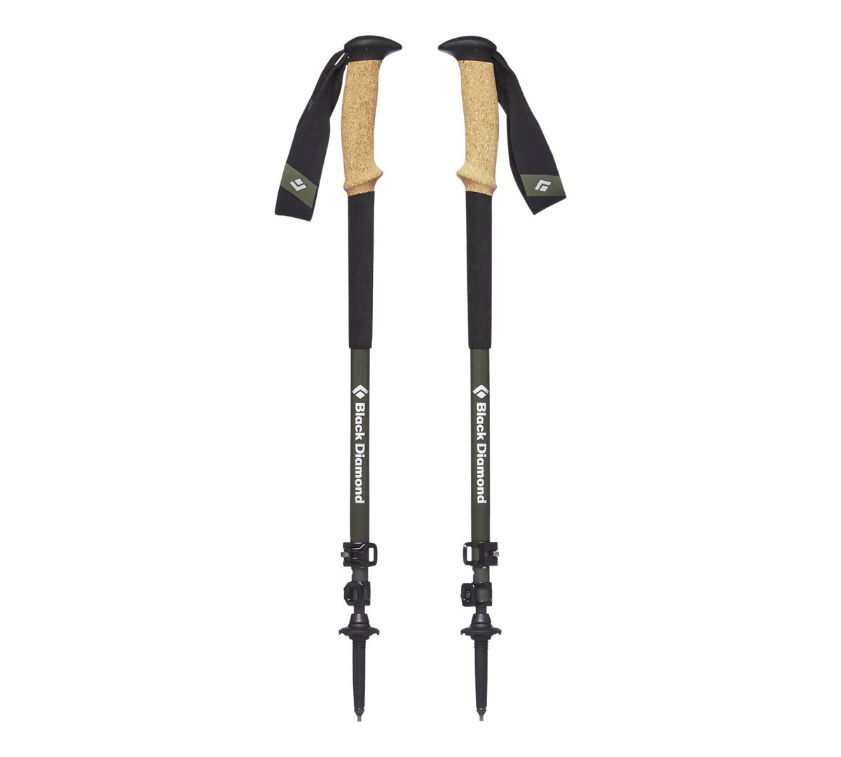 Black Diamond Alpine Carbon Cork žygio lazda Unisekso stiliaus Teleskopinis