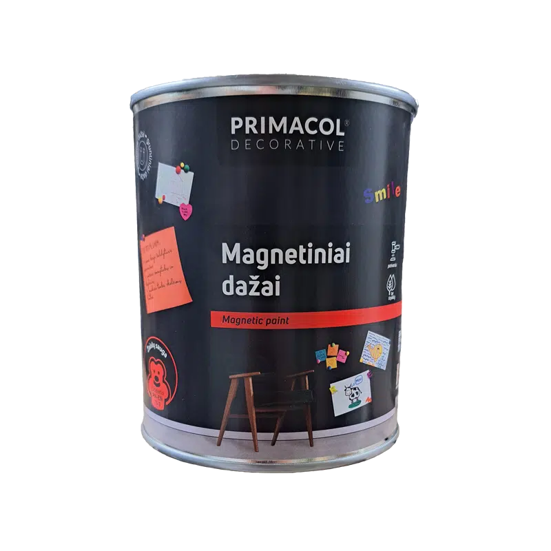 Magnetiniai dažai-gruntas Primacol, 0,75l