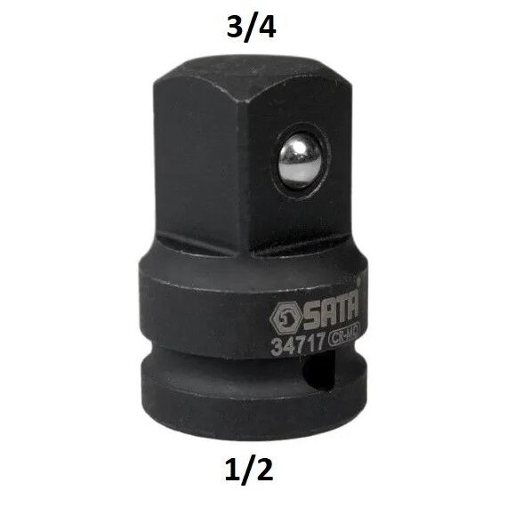 Smūginis adapteris 1/2"(F) - 3/4"(M)