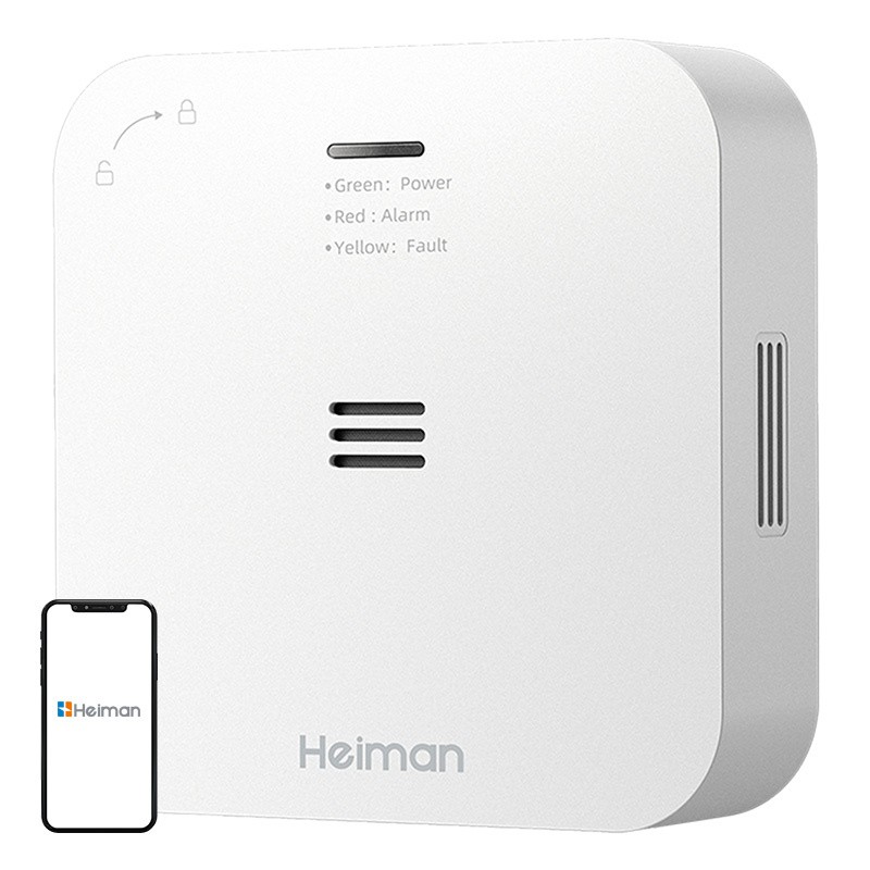 "Heiman HM-720ES-W" susietasis belaidis anglies monoksido jutiklis