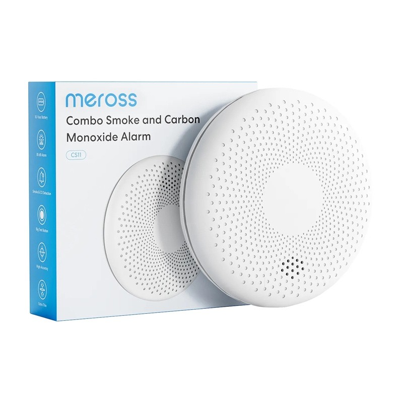 "Meross CS11-EU" dūmų ir anglies monoksido detektorius