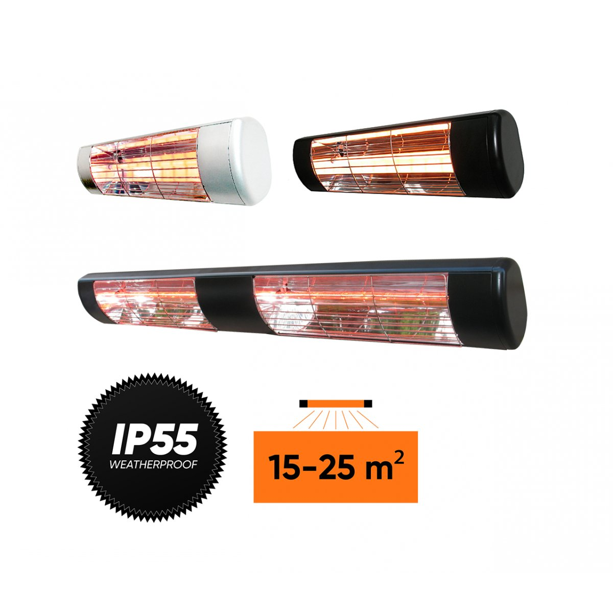 Heatlight HLW20 (juodas)