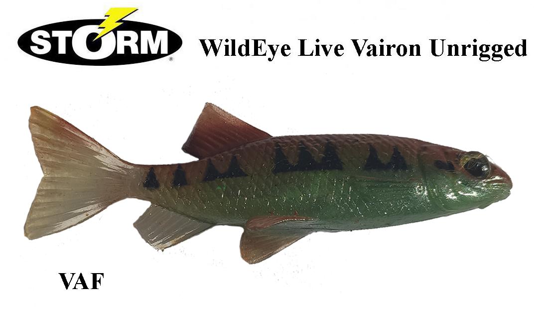 Guminukas Storm WildEye Live Vairon Unrigged VAF 5 cm