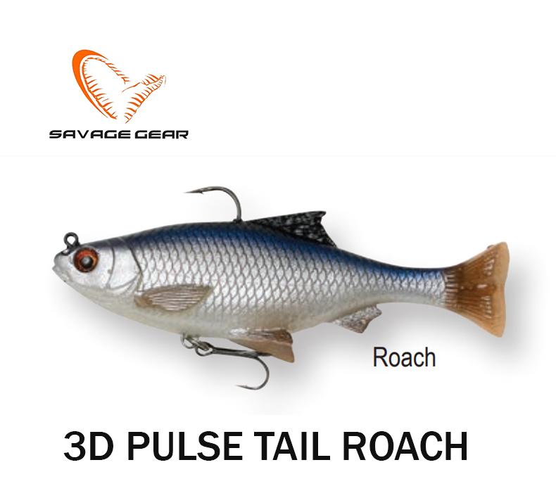 Guminukas Savage Gear 3D Pulse Tail Roach 10 cm