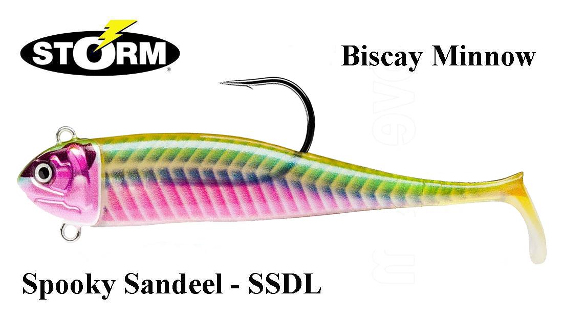 Guminukas Storm Biscay Minnow Spooky Sandeel SSDL 9 cm