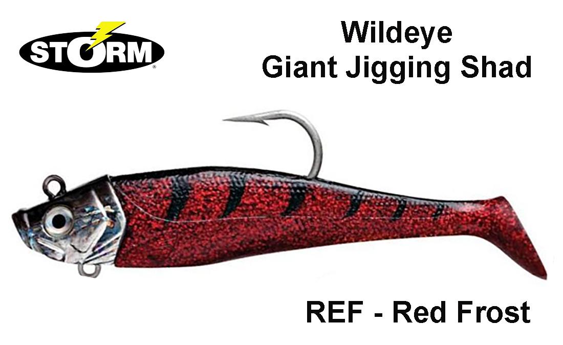 Guminukai Storm WildEye Giant Jigging Shad 23cm REF Red Frost 23 cm