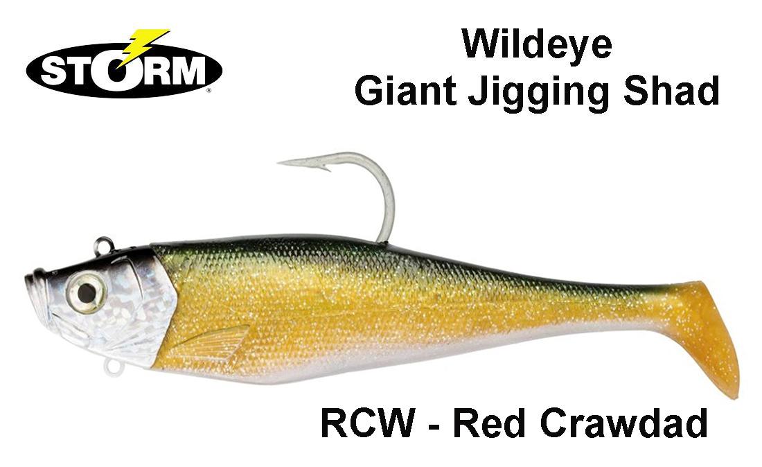 Guminukai Storm WildEye Giant Jigging Shad 23cm RCW Red Crawdad 23 cm