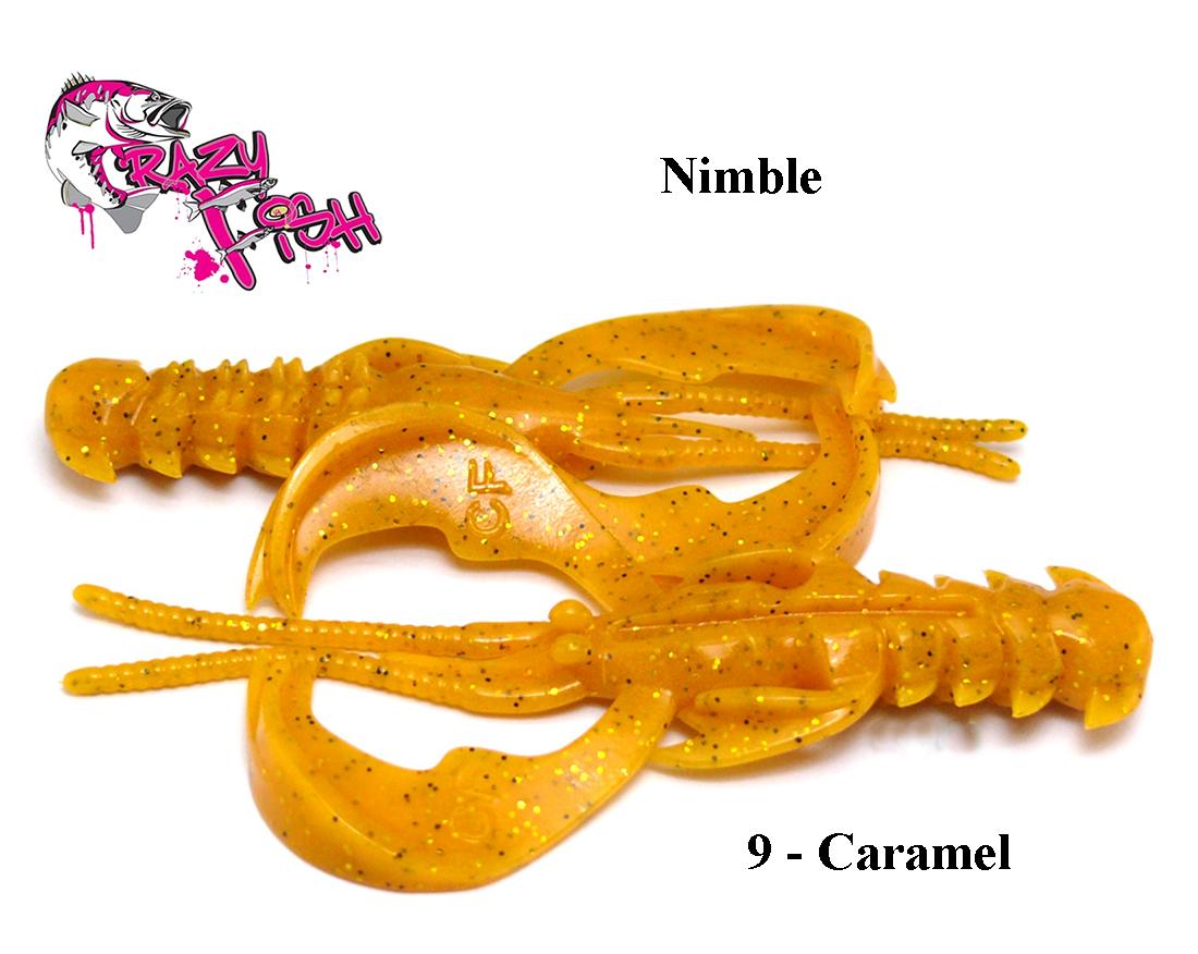 Masalas Crazy Fish Nimble 2"(5cm) Caramel plaukiojantis Kalmaro