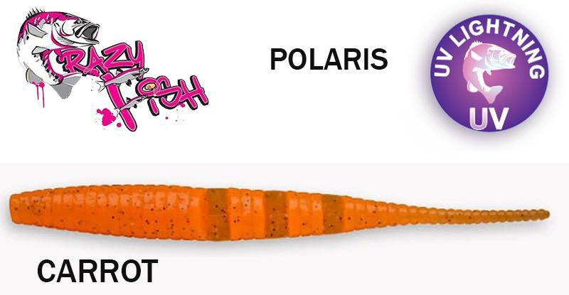 Guminukas Crazy fish Polaris 10.0 cm CARROT Kalmaro