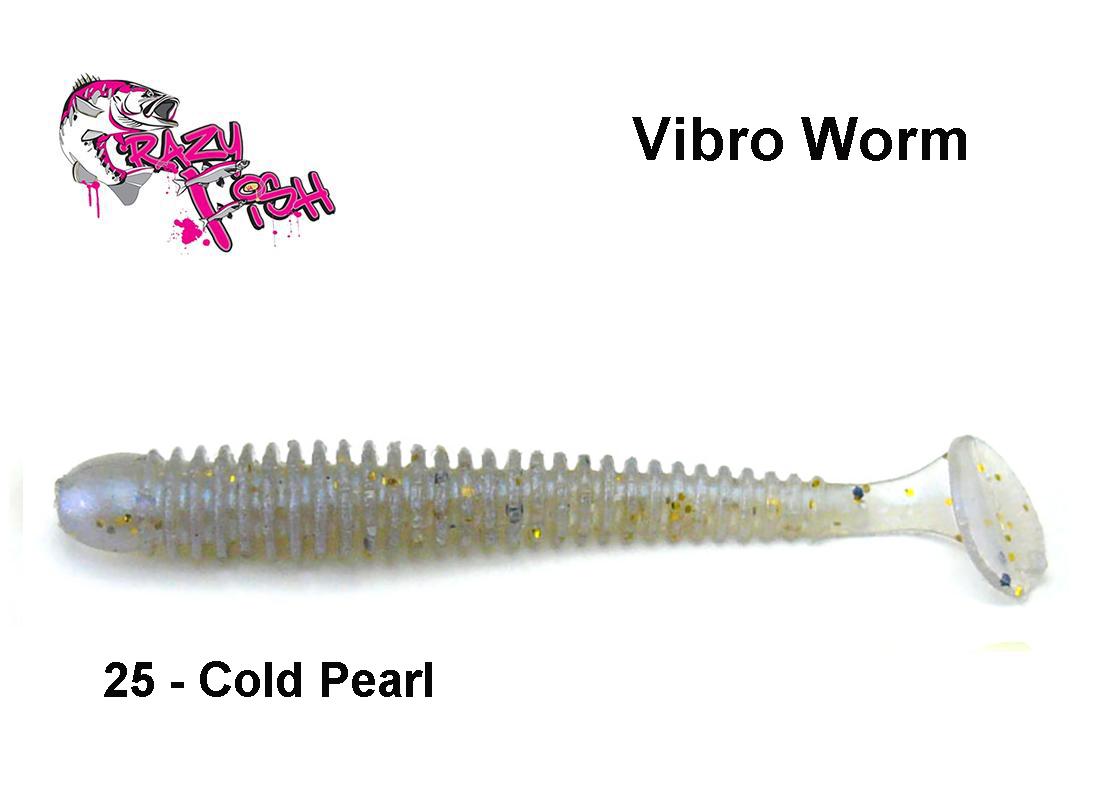 Guminukas Crazy Fish Vibro Worm Cold Perl 7.5 cm