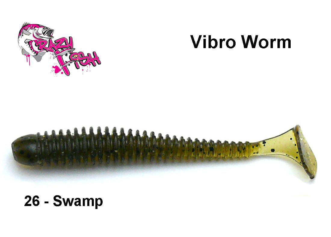 Guminukas Crazy Fish Vibro Worm Swamp 7.5 cm