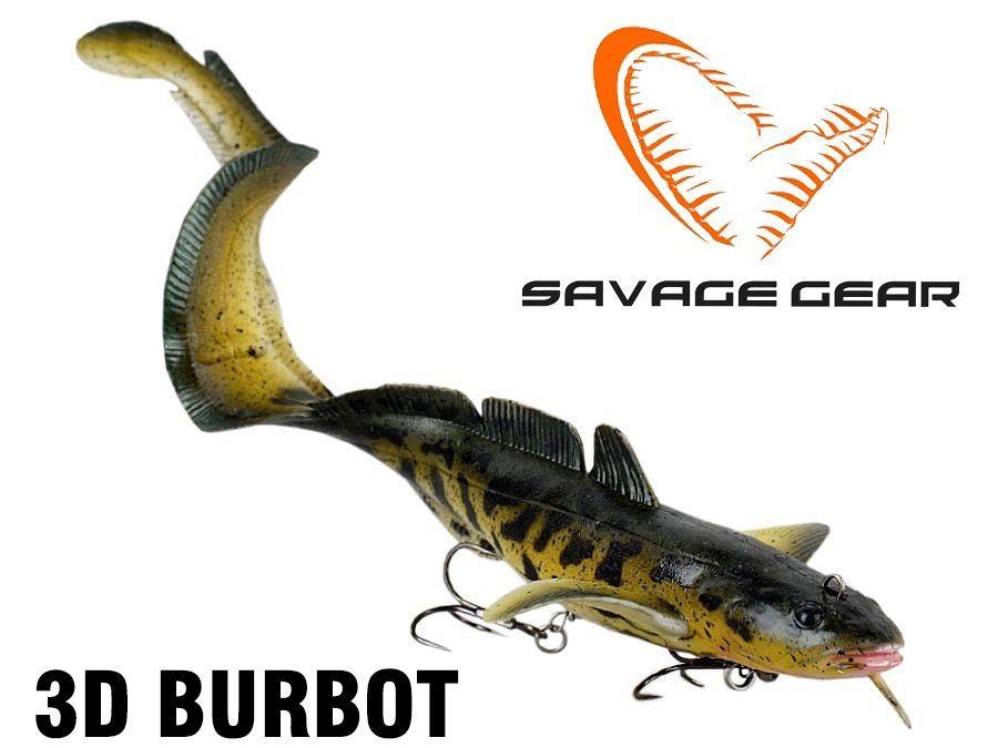 Savege Gear 3D Burbot Shallow 25 cm 70 g Burbot lėtai skęsta 25 cm