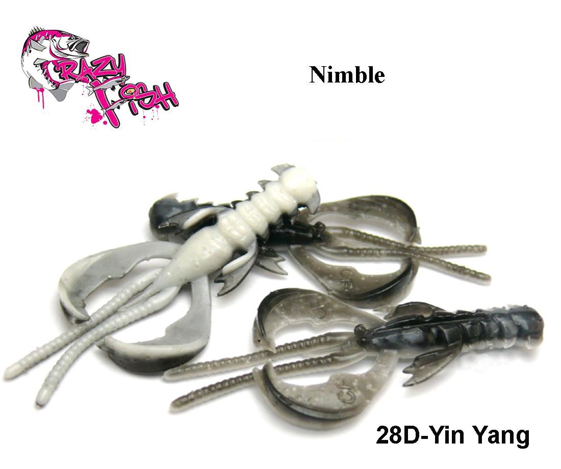 Masalas Crazy Fish Nimble 4"(10cm) Yin Yang Kalmaro