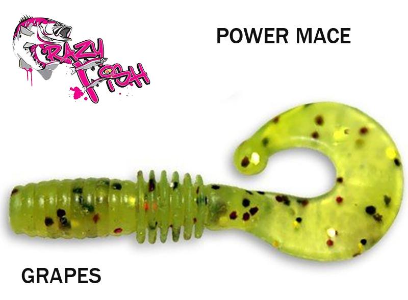 Guminukas Crazy fish Power Mace GRAPES 4 cm Anyžiai
